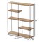 Vintiquewise Modern Decorative Wall Shelf - Stylish Multi-Functional Metal Display for Entryways, Bathrooms, Bedrooms, Living Rooms, and Offices